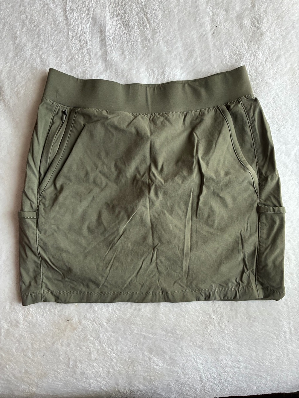 Columbia Olive Green Active Mini Skirt